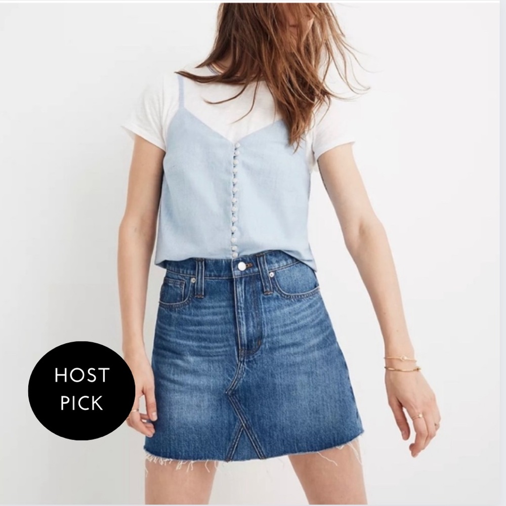 SALE 🌷🌟HP🌟 Madewell Jean Mini Skirt